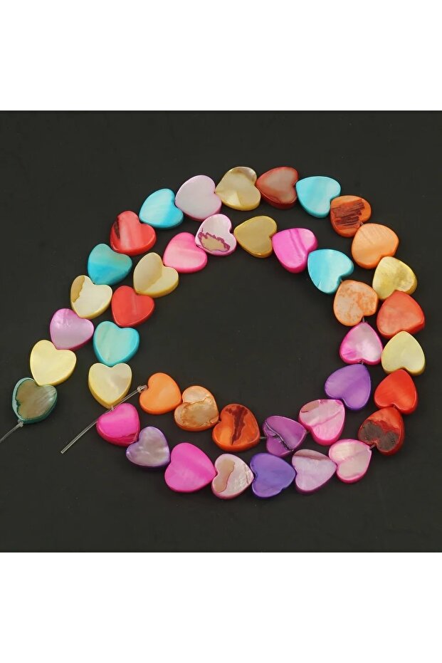 Sedef Natural Stone Series Colorful Heart Model Hobby Design