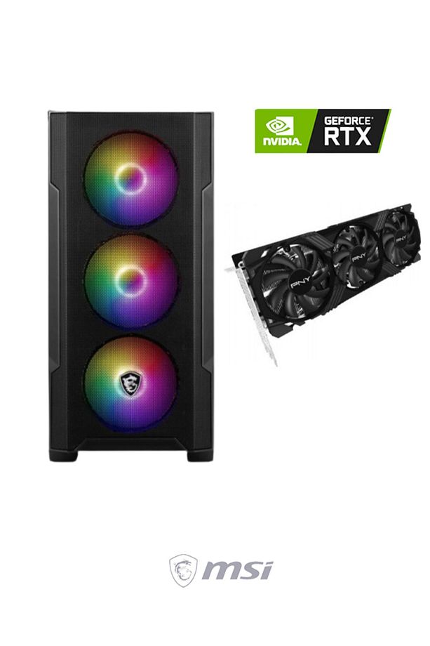 Intel Core I5 13400f / 32gb Ddr4 / 1 Tb 3300-3100 Mb /s M2 Ssd / Rtx 4070ti Gamıng Masaüstü Pc - 2