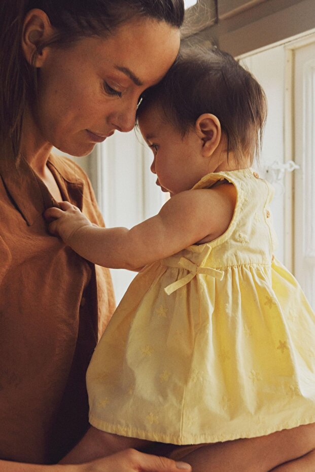 Mädchenkleid Beige - 2