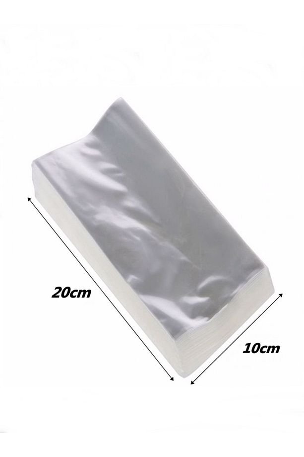 50 Adet Şeker Kurabiye Aksesuar Poşeti 10x20 Cm Parlak Jelatin Poşet 10*20 - 3