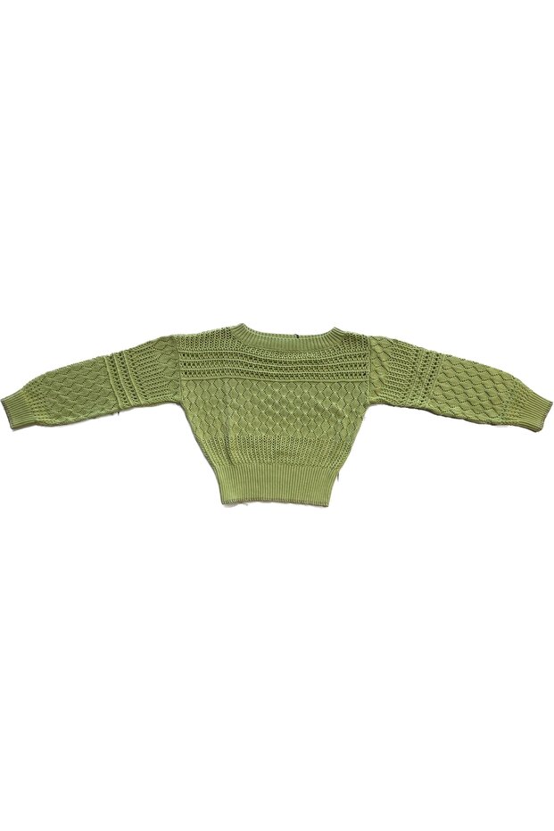 Sol Omzu Açık Kazak - 1