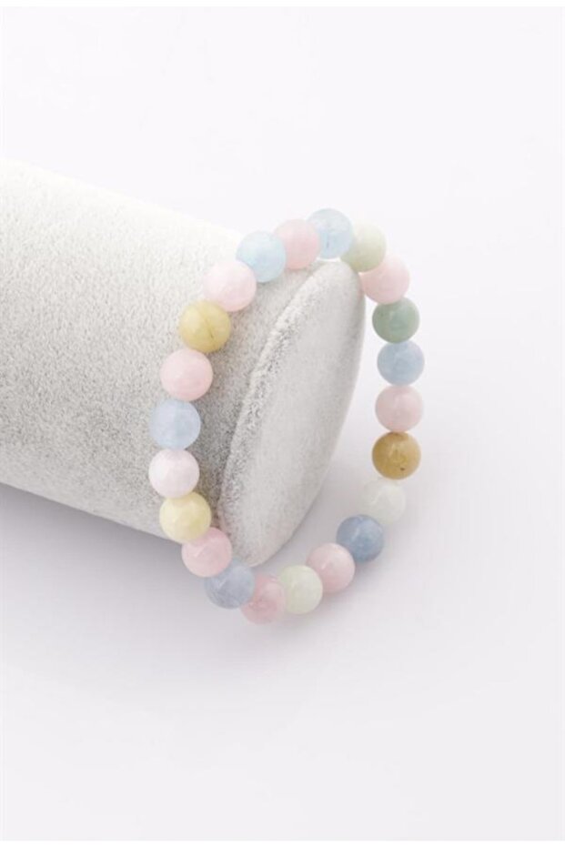 Mix Morganite Bracelet 8 Mm