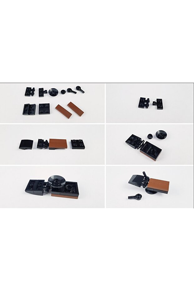 Original Accessory Moc Custom Minifigure City City Modular Building Building Brown Chaise Lounge