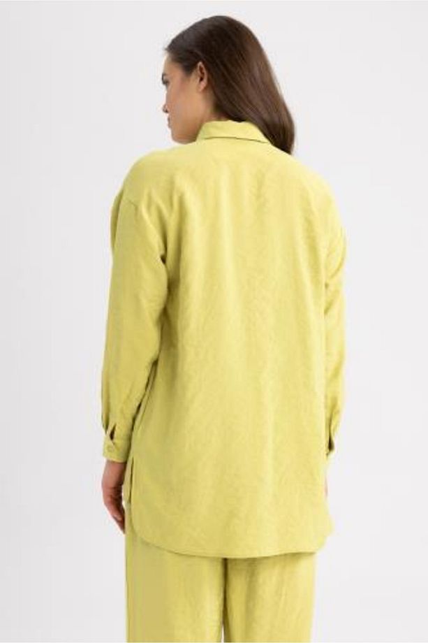 Oversize Fit Modal Uzun Kollu Tunik - 6