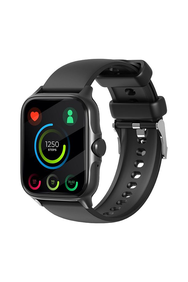 W01 Dafit Uyumlu+ Bluetooth 1.7 Ekran 200mah Bataryalı Siyah Akıllı Saat/ Smart Watch - 3