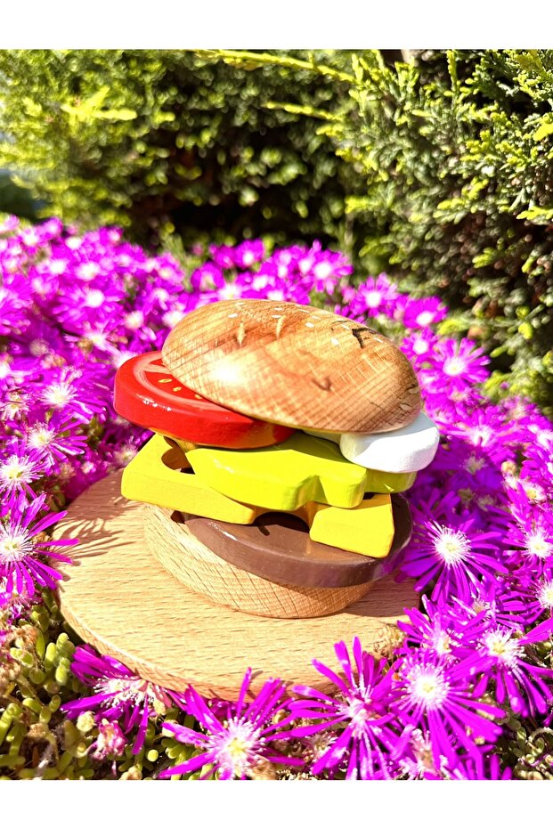 Waldorf Ahşap Hamburger Set