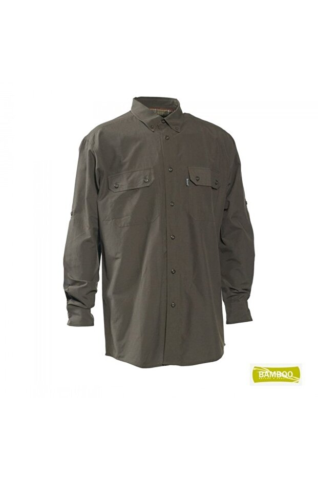 S.k. Evan 353bambu Yeşil U.kol Gömlek - 2