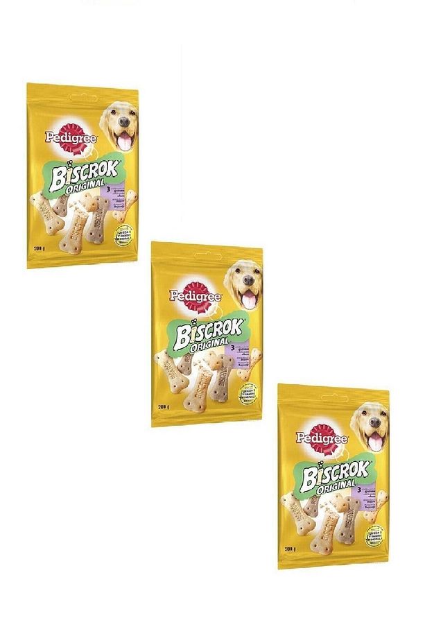 Biscrok Original Köpek Ödül Bisküvisi 200 Gr X 3 Adet - 1