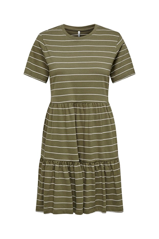 Onlmay Life S/s Peplum Dress Box Jrs