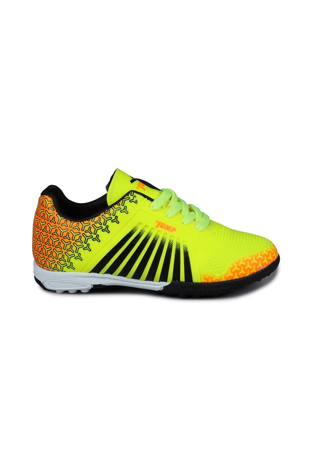 28378 Neon Green - Black Astroturf Football Shoes