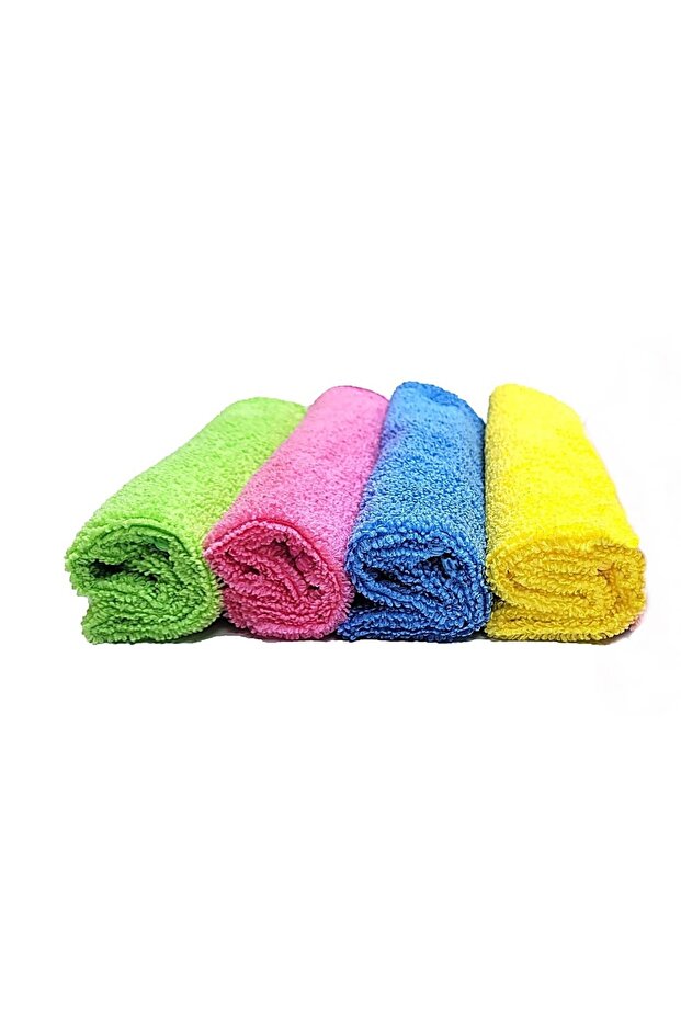 قماش تنظيف عام من الألياف الدقيقة 4 عبوات - 2