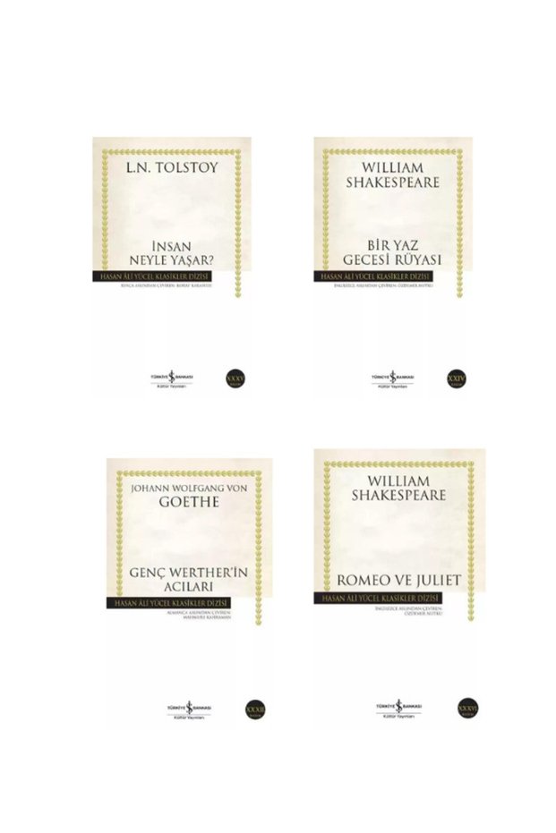 World Classics 4 Books- insan Neyle Yaşar?</DNTCTMS>- a Midsummer Night- genç Werther’in Acıları</DNTCTMS>- Romeo and Juliet