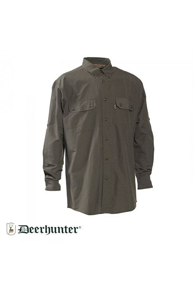 S.k. Evan 353bambu Yeşil U.kol Gömlek - 1