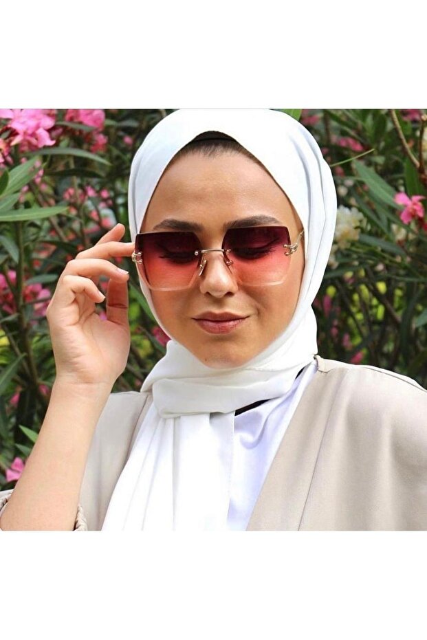 Crystal Square női napszemüveg rózsaszín színű - 2