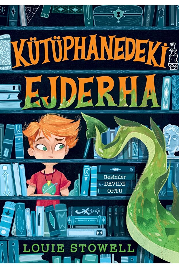 Kütüphanedeki Ejderha - Louie Stowell Kütüphanedeki Ejderha Kitabı" -