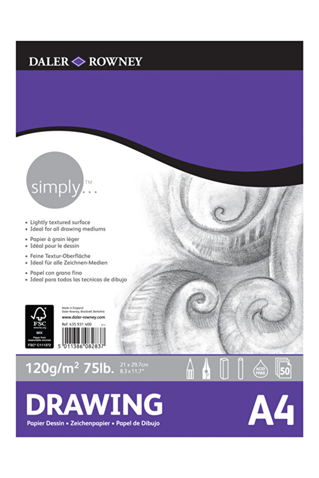 Simply Drawing 120g - A4 200369 Fabric