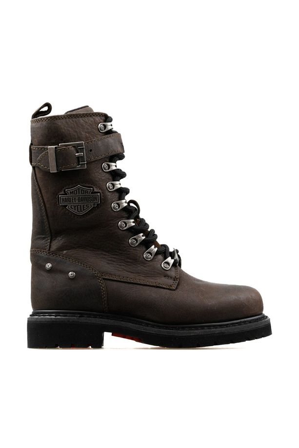 Genç Günlük Bot 025G100385 GLADIS OLIVE BASKILI DERI - 1
