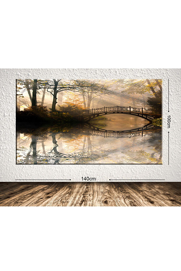 Dev Boyut Manzara Kanvas Tablo 100x140cm