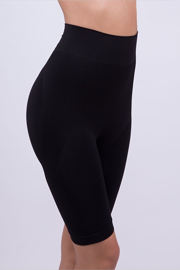 227 Black High Waist Long Corset