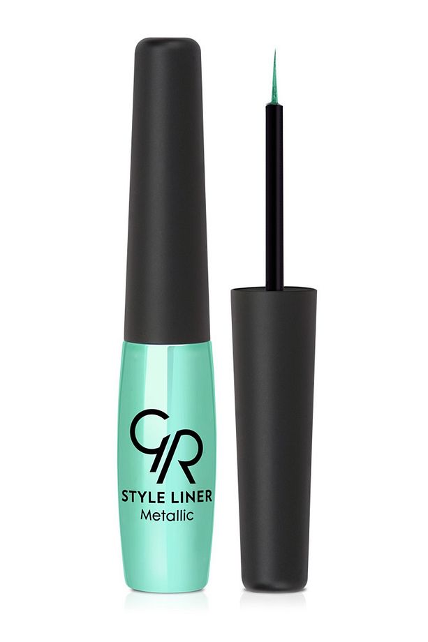 Metalik Turkuaz Eyeliner - Style Liner Metallic Eyeliner No: 11 8691190170110 - 1