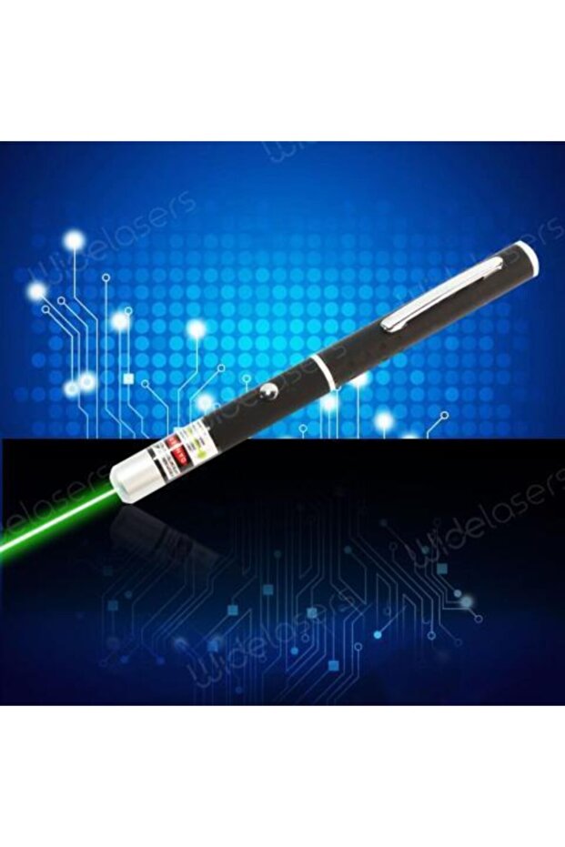 Yeşil Lazer Pointer 200mw Sunum Lazeri Işaret Lazeri Kedi Lazeri - 1