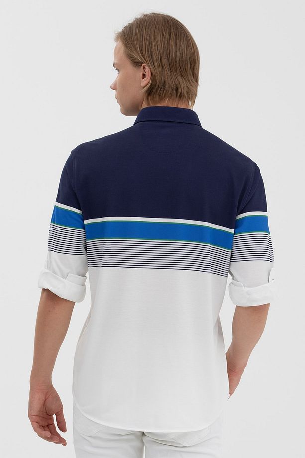 U.s. Polo Erkek Regular Fit Dokuma Gömlek 1617072 Odıse - 3