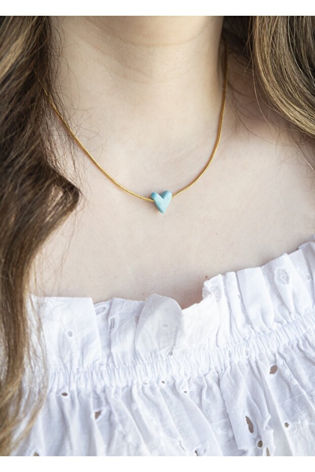 Murano Kalp Kolye - 1