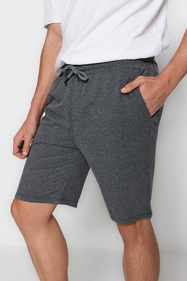 Anthrazit Regular Cut Basic Shorts&Bermuda - TMNSS20SR0068 - 1