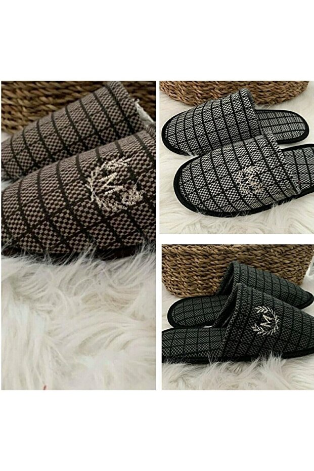3-Piece Cold-Free Winter House Slippers Guest Slippers Dowry Bundle Groom Slippers