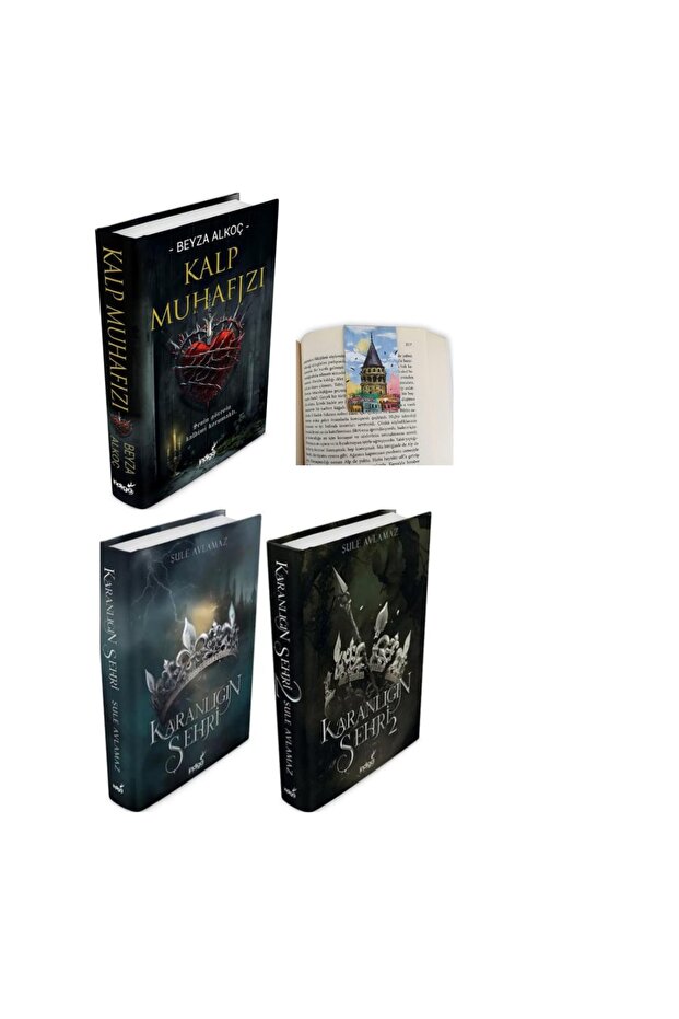 Kalp Muhafızı Volumes / Karanlığın Şehri 1-2 Volumes Set of 3 Şule Avlamaz Magnetic Bookmarks