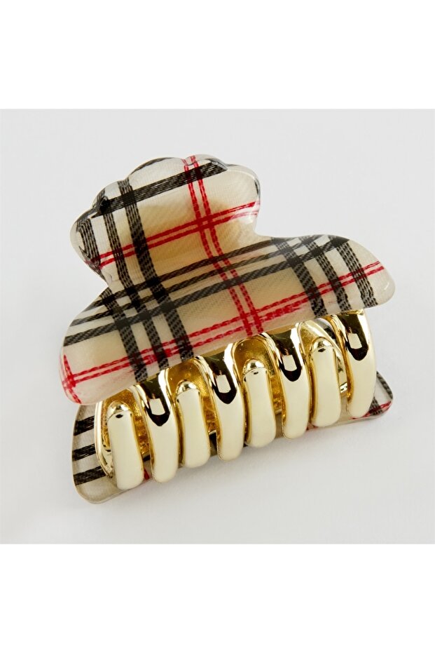 قطعة واحدة من مشبك الوتد المربع المنقوش - صغير - 2