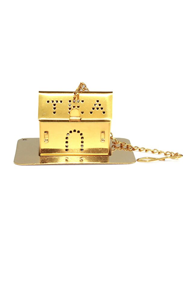Gold Stainless Steel Tea Strainer with Home Design