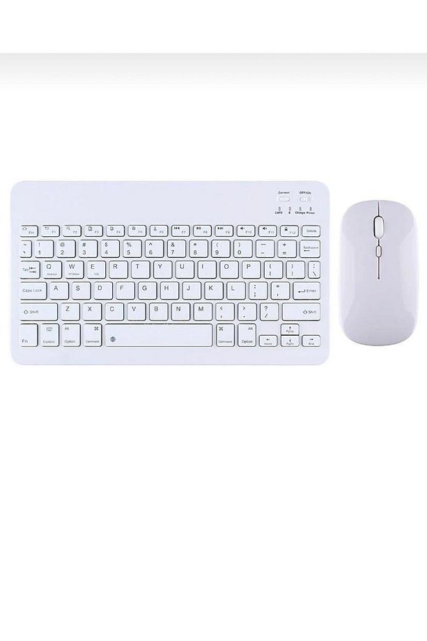 Apple Ipad 10. Nesil 10.9 2022 A2696 A2757 A2777 Uyumlu Kablosuz Bluetooth Klavye Mouse+set - 2