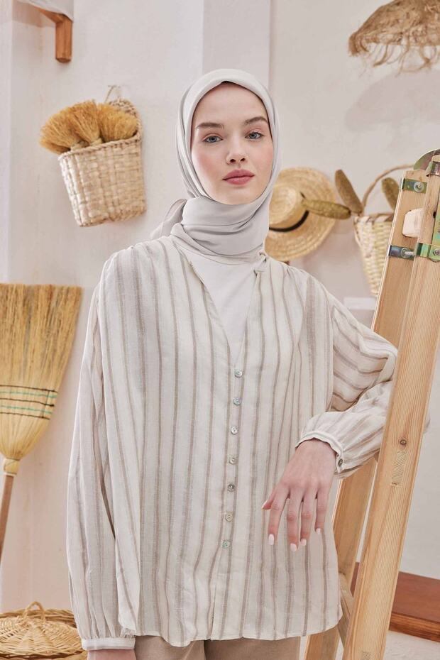 Pamuk Ipek Eşarp - 1