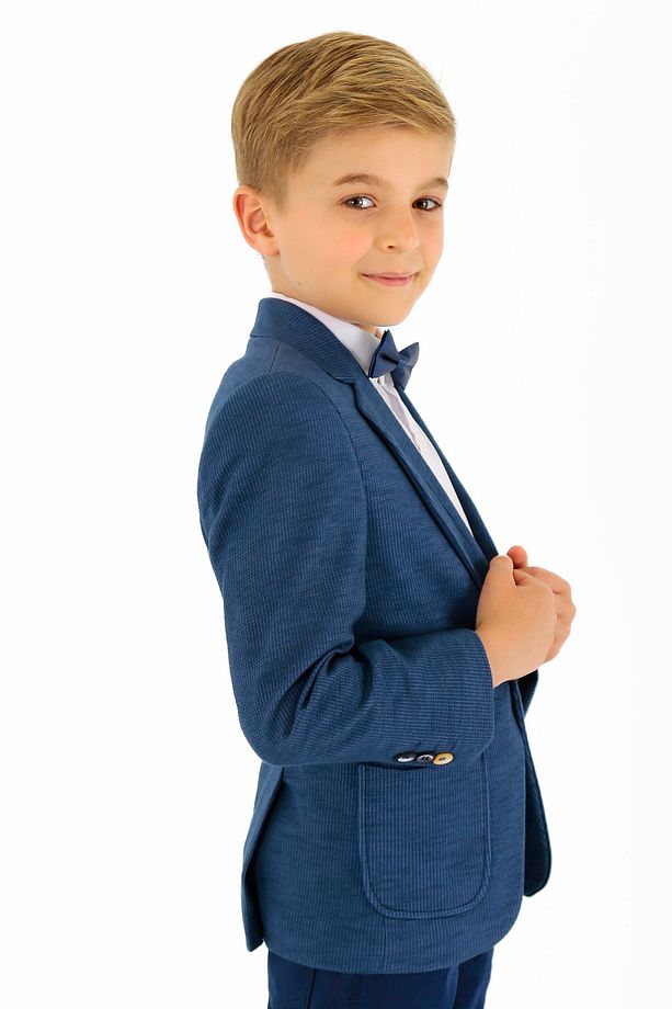 Erkek Çocuk Blazer Tek Ceket - 3