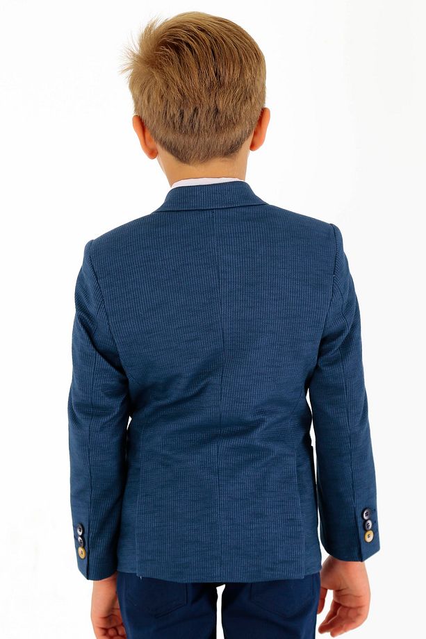 Erkek Çocuk Blazer Tek Ceket - 4