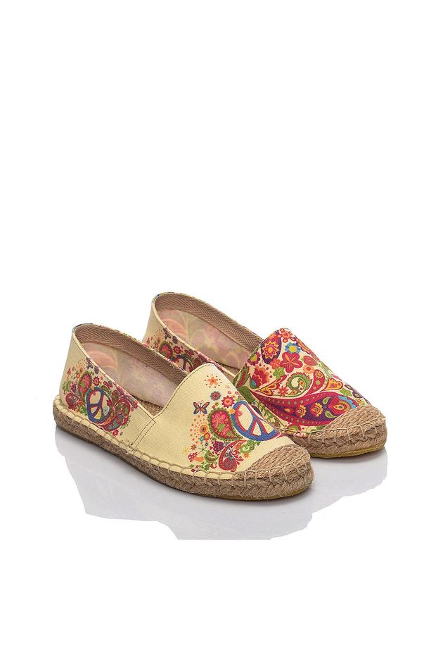El Yapımı Hasır Taban Espadril - 1