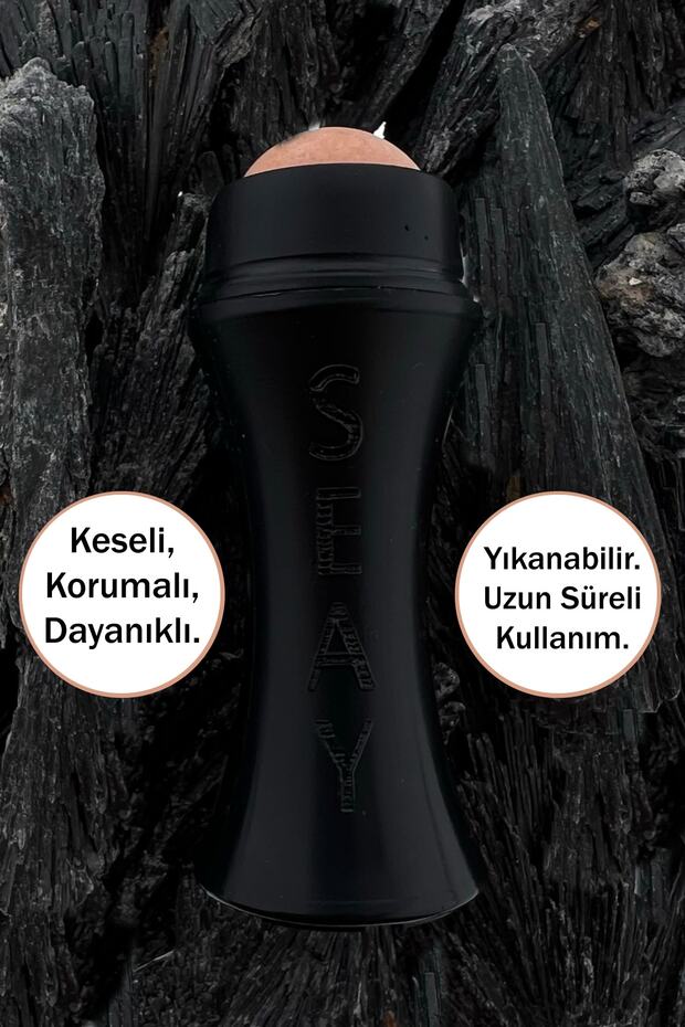 Volkanik Taş Doğal Yağ Emici Ve Cilt Matlaştırıcı Gerçek Lav Taşı Yıkanabilir Masaj Taşı - 6