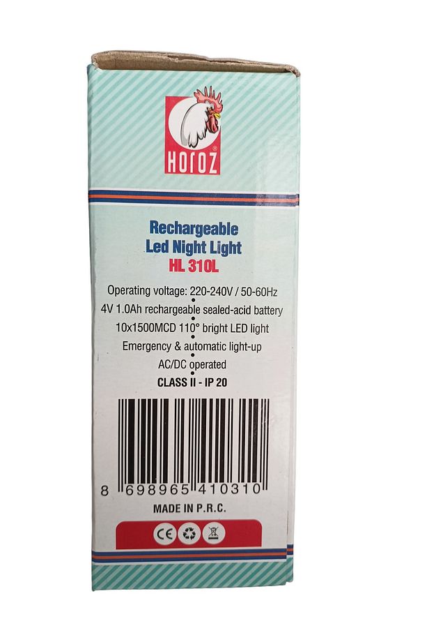 Şarjlı Led Ampul Hl310l Ledli Şarjlı Ampul Işıldak - 2
