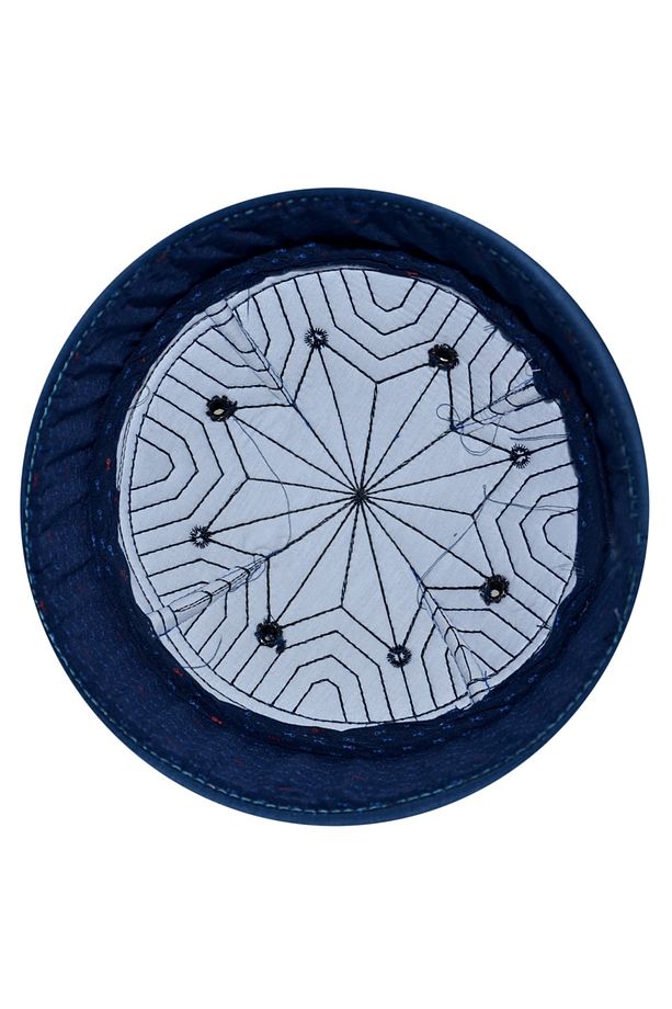 Mavi Nal-ı Şerif Takke,takke,kalıplı Takke,mavi Takke ,cami,cübbe,fes T041 - 3