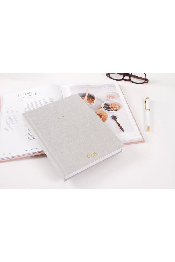 Linen Notebook, Mint - 3