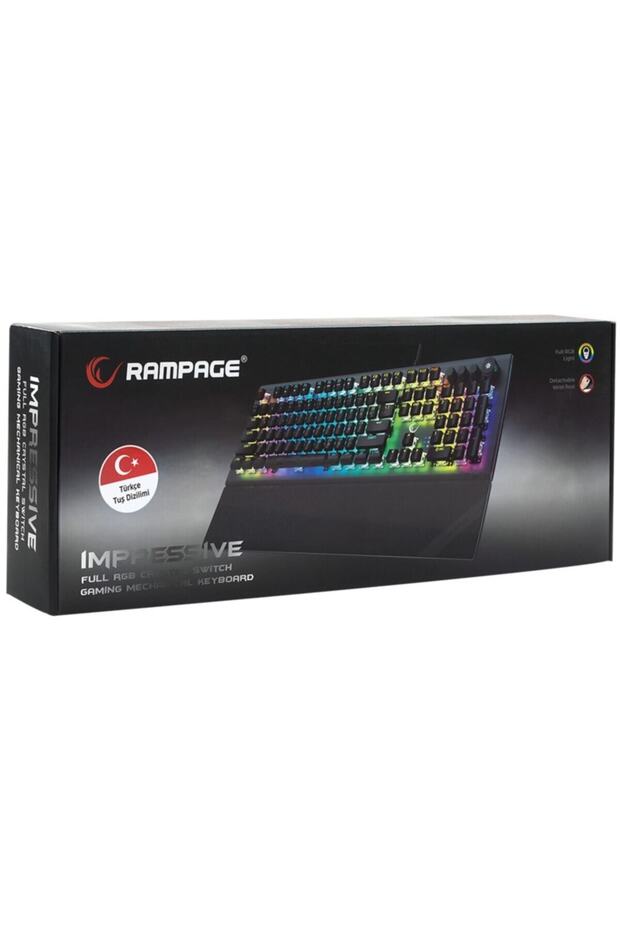 Kb-r101 Impressive Full Rgb Kristal Switch Mekanik Gaming Oyuncu Klavyesi - 7
