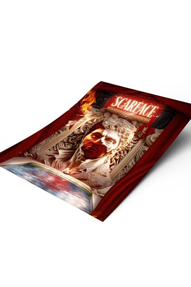 Tony Scar Poster, Frameless Tv Movie Poster - 4