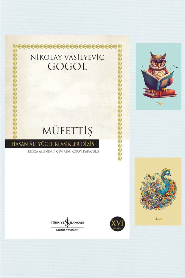 Müfettiş - Hasan Ali Yücel Klasikleri - Nikolay Vasilyeviç Gogol - İş Bankası - Notebook Set
