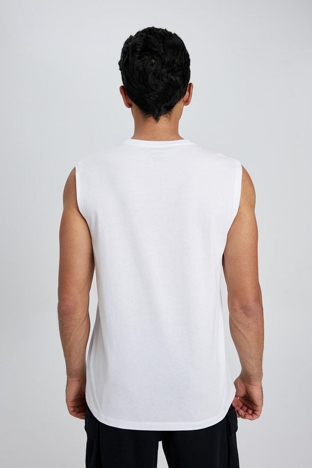 Regular Fit Baskılı Bisiklet Yaka %100 Pamuk Atlet A5700ax23hs - 5