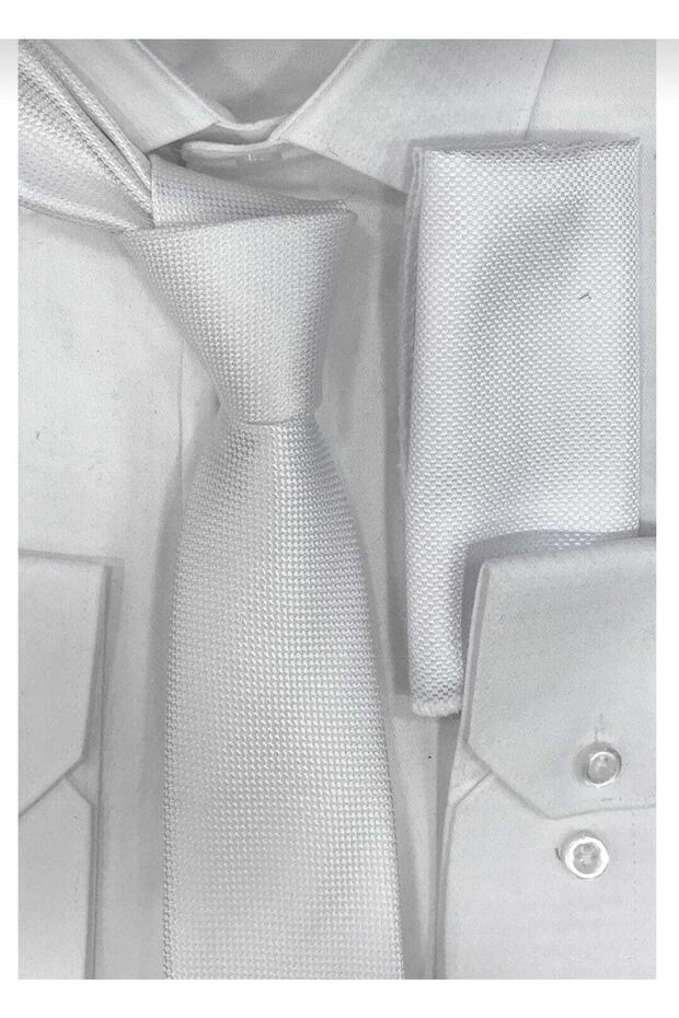 Kravat Ve Cep Mendili Set - 1