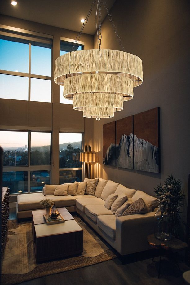 Rattan, Bambu, Hasır Sarkıt Avize Çap: 45 Cm Yükseklik: 28 Cm - 2
