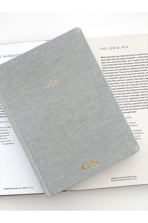 Linen Notebook, Mint - 2