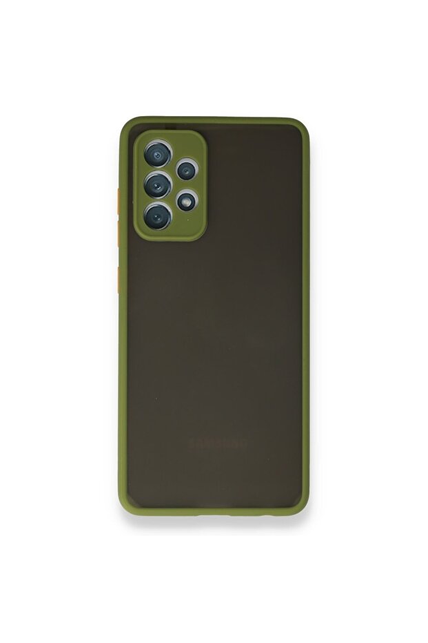 Samsung Galaxy A72 Case Montreal Silicone Cover - Green