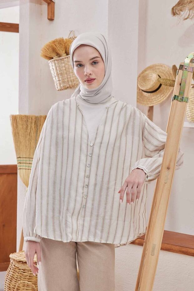 Pamuk Ipek Eşarp - 2